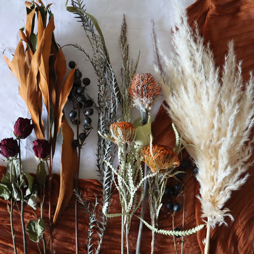 秋の福袋】秋色ドライフラワー インテリア ウェルカムスペース
