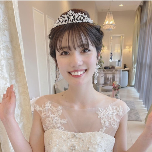 クラシカル 花嫁 結婚式 ブライダル お花 パール 挙式 ロイヤル
