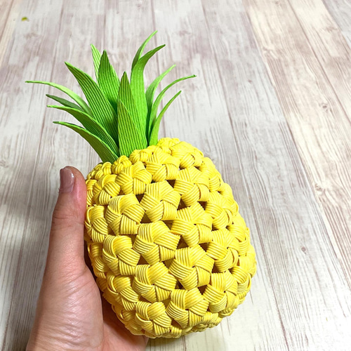 パイナップルバスケット その他インテリア雑貨 くらふと日和 通販