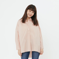 Natalie Pullover Wide Long Sleeves Shirt Top / Cherry Pink 1枚目の画像