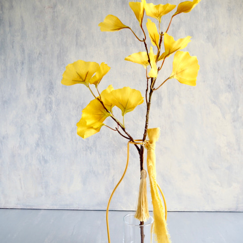 イチョウの木】｜アーティフィシャルフラワー 花瓶アレンジ| 秋