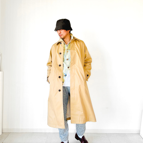メンズ【men's】 nouvelle Ark ギャバ ステンカラーコート