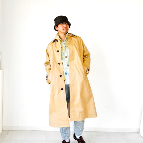 メンズ【men's】 nouvelle Ark ギャバ ステンカラーコート