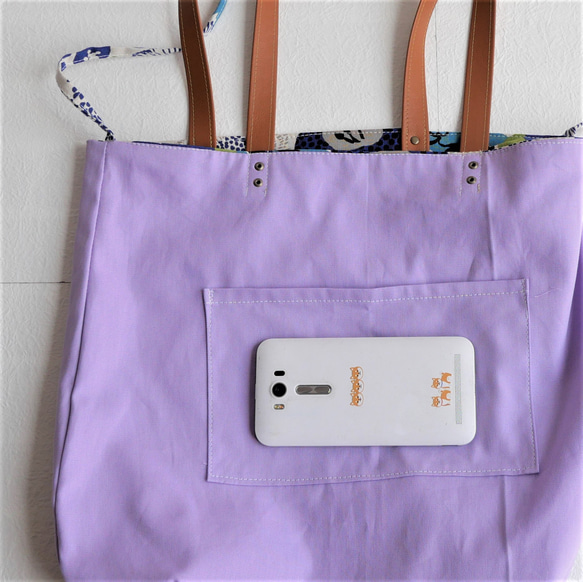 ミモザ柄の2WAYデザイントート　エコバッグにも！ 人気・おすすめ｜使いやすい・旅行におすすめ 品質保証 全国発送 日本国内発送・最短翌日お届け