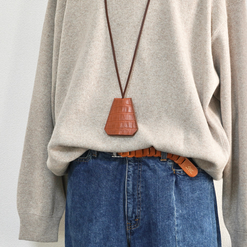 Clochette necklace W / クロシェットチェーン ネックレス クロコ キー 