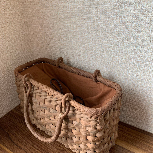 山葡萄かごバッグ 手作り かごバッグ