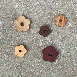 【送料無料】お花 Ｌサイズ ５個セット フラワー オブジェ 置物 木製 無垢材 春 韓国 インテリア ひなまつり 七五三 11枚目の画像
