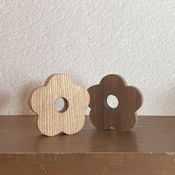 お花 ５個セット｜フラワー オブジェ 置物 木製 無垢材 春 韓国 インテリア ひなまつり 七五三 5枚目の画像