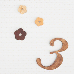 お花 ５個セット｜フラワー オブジェ 置物 木製 無垢材 春 韓国 インテリア ひなまつり 七五三 7枚目の画像