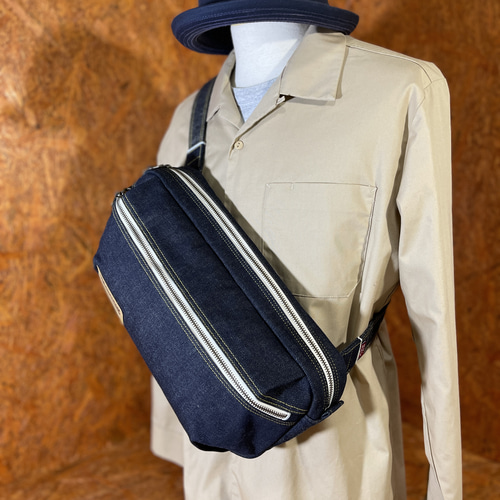 ボディーバッグ 2ndタイプ 【岡山デニム デニムバッグ デニム