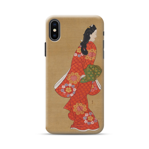 iPhoneケース 菱川師宣「見返り美人図」【高解像度画像使用】 iPhone