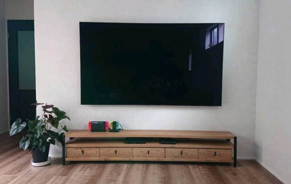 *W200㎝★引き出し５個付★ダークウォルナット★ワイドテレビ台★アイアン *W200㎝★引き出し５個付★ダークウォルナット★ワイドテレビ台★アイアン *W200㎝★引き出し５個付★ダークウォルナット★ワイドテレビ台★アイアン NAN1430166244(10900円)