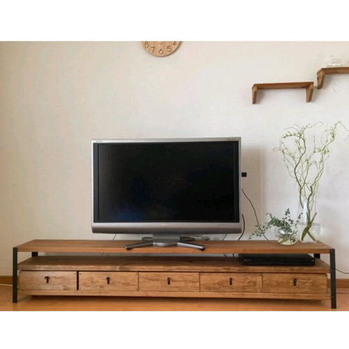 テレビ台 アイアン家具 ワトコオイル仕上げ 英国スタイル家具 テレビ