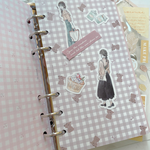 バインダー12months expenses リフィル　チェックシート付 バインダー12months expenses リフィル チェックシート付