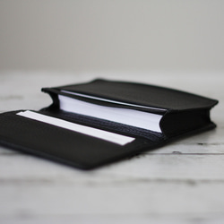 本革 名刺入れ カードケース くすみカラー ビジネス 仕事 大容量 就職祝い 新社会人に G-158 2枚目の画像