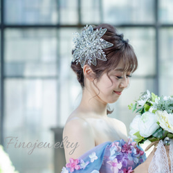 大人気3set【動画有 送無 SpecialBox付】お花 #ヘッドドレス  #Wedding #Tiara 8枚目の画像