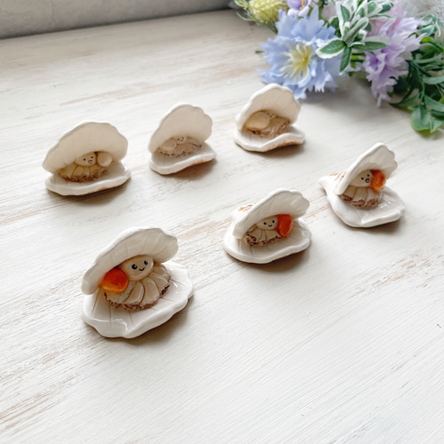 再販】帆立貝ちゃん 箸置き/ホタテ 貝 陶器【1個売り】 箸 再販】帆立貝ちゃん 箸置き/ホタテ 貝 陶器【1個売り】 箸
