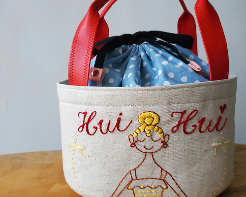 図書袋　お弁当袋　ムーンスター刺繍 color_3.jpg