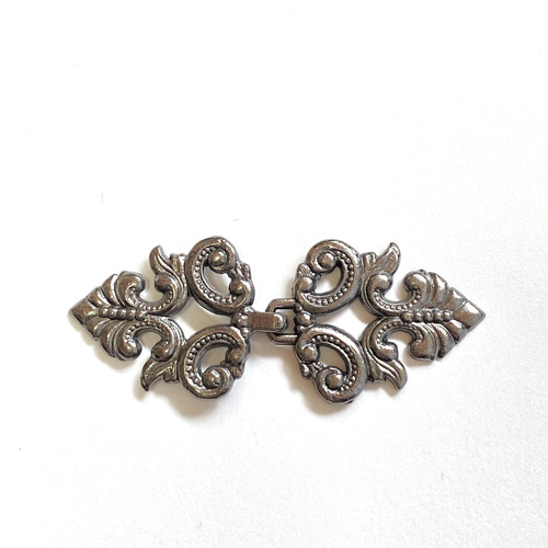 ノルウェーホック ♯5 BN(アンティークシルバー) 金具・チェーン