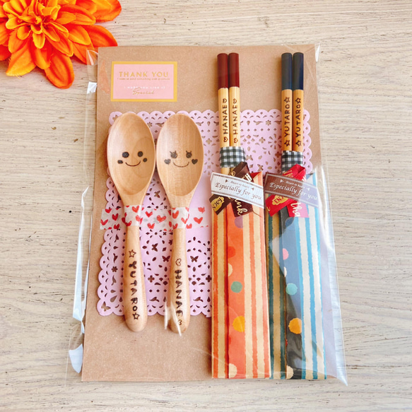 ご夫婦用♡名入れ箸＆スプーンセット カトラリー shizuka☆ 通販  