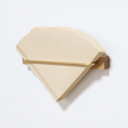 コーヒーフィルターホルダー 【 オーク × 真鍮 】マグネットタイプ おしゃれ かわいい 木製 ペーパーフィルター 珈琲 4枚目の画像