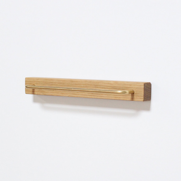 コーヒーフィルターホルダー 【 オーク × 真鍮 】マグネットタイプ おしゃれ かわいい 木製 ペーパーフィルター 珈琲 5枚目の画像