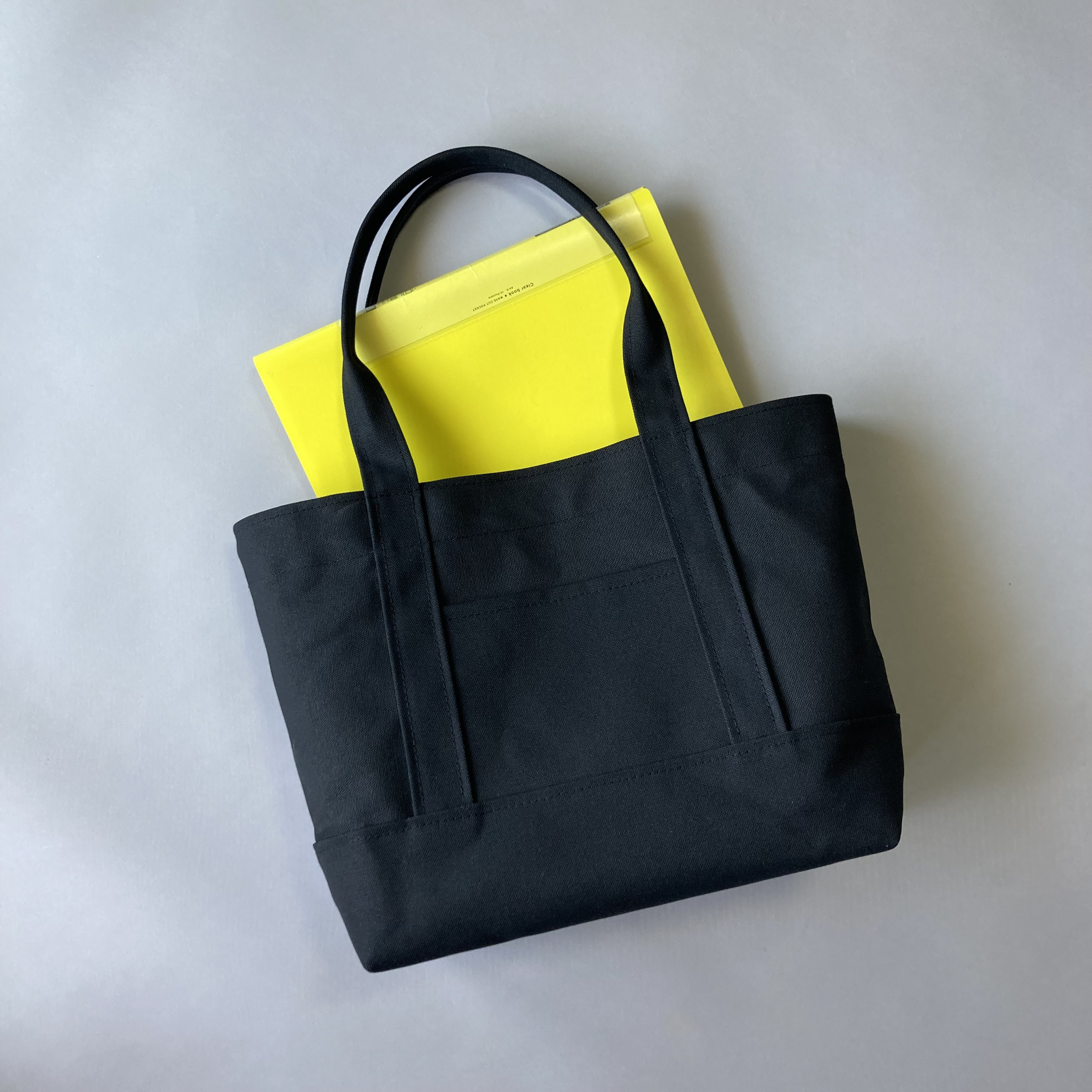 (L)肩がけできるかるいトートバッグ「 ALL 」（ ブラック ）