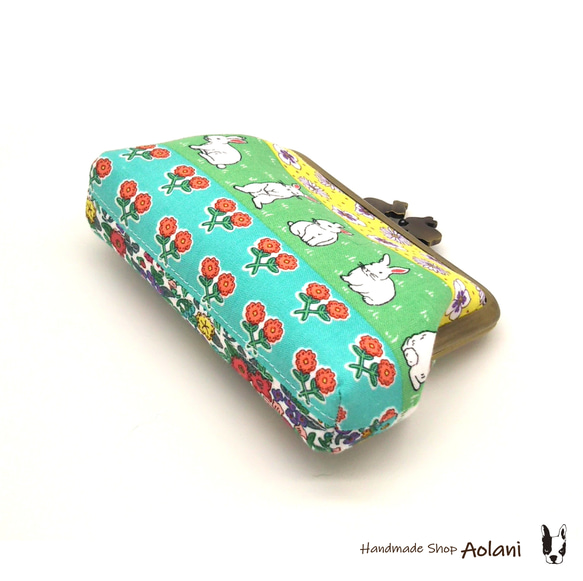 ◇兔子滿滿☆Gamaguchi Pouch ◇一對兔子 第3張的照片