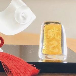 『受注制作』新作 鯉のぼり 〜豪華絢爛〜・大・レッド・黒塗り板付き 5枚目の画像