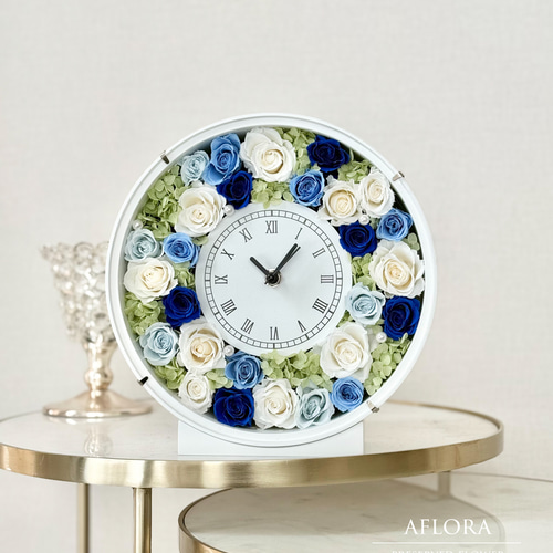 花時計 プリザーブドフラワー 両親贈呈品 誕生日プレゼント 母の日