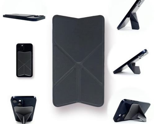 スマホに貼る スマホスタンド 縦置き 横置き スマホグリップ