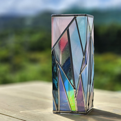 Square Glass Vase　“Dawn” 第1張的照片