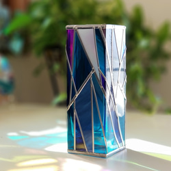 Square Glass Vase　“Dawn” 第8張的照片