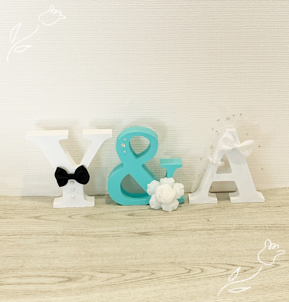 ウエディングバージョン♡イニシャルオブジェ☆オーダー受付中 その他