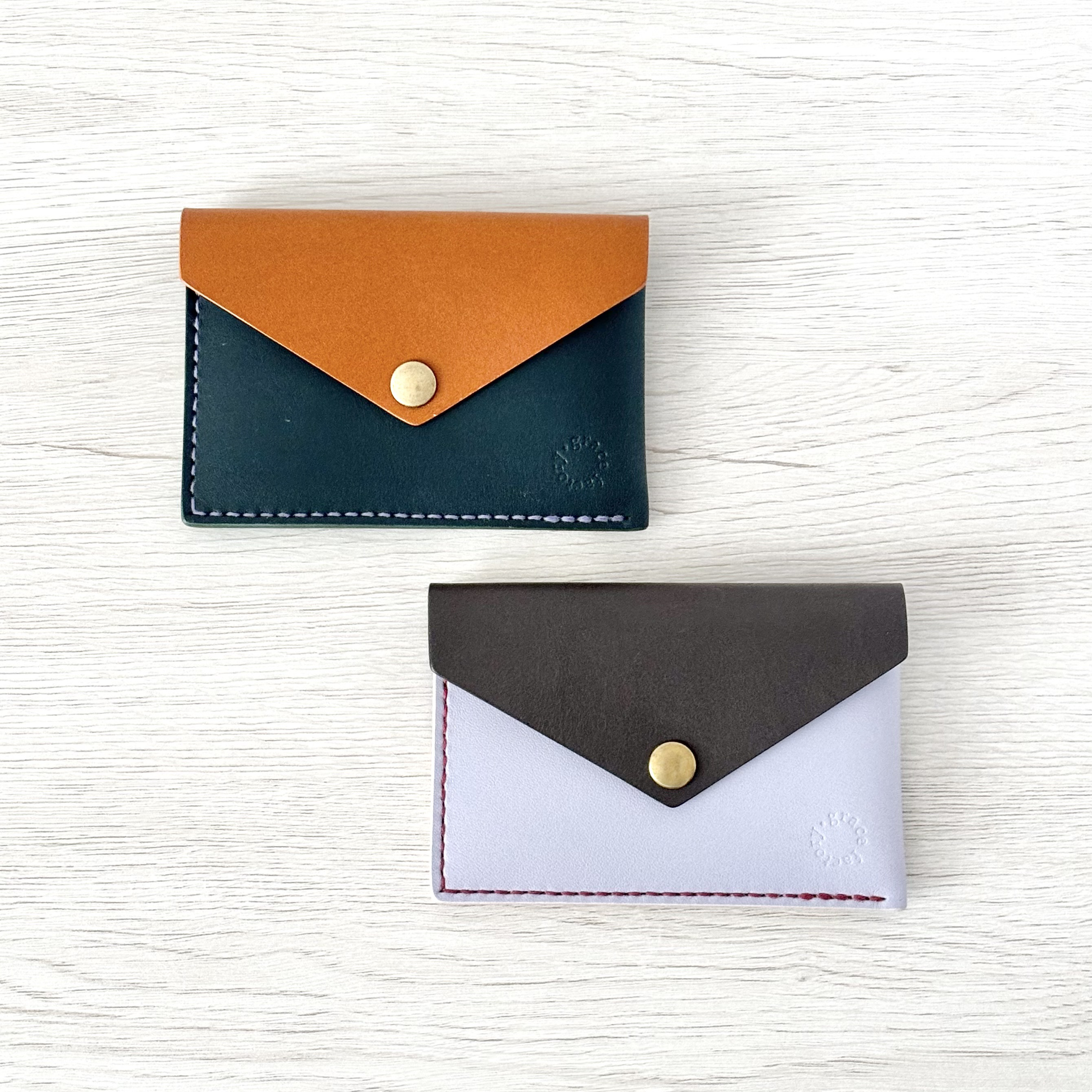 手紙のような名刺入れ｜革色21色｜カラーオーダー〈受注製作〉