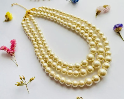 デイリーからフォーマルまで☆【CHANEL】パール ネックレス パール×ロンデルネックレス【結婚式/パーティ/フォーマル