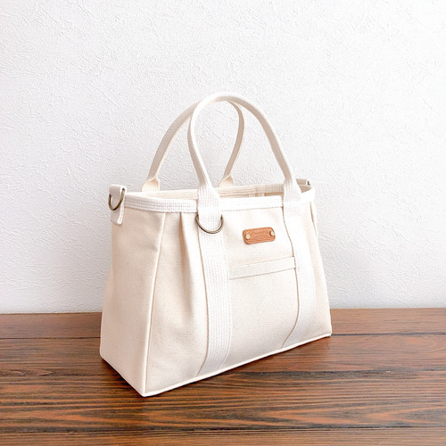 【超特価】 ♥️小♥️ころりんバッグ ショルダーバッグ 生成り 倉敷帆布 トートバッグ
