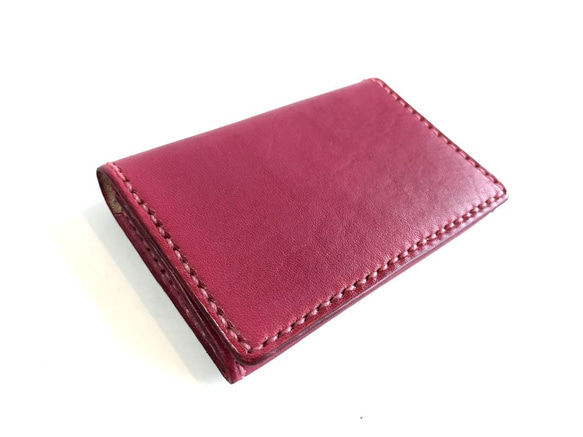 シンプルデザイン名刺入れ・カードケース　本革・レザー【選べるカラー・名入れ無料】【商品番号：ch200】 17枚目の画像