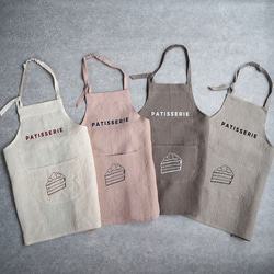 リネンキッズエプロン 100～110cm その他入園グッズ NotaN 通販