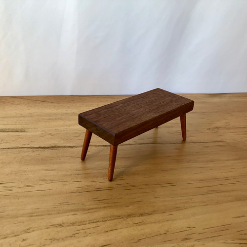 ミニテーブル☆ウォルナット☆CR005☆木工雑貨 ローテーブル・リビング