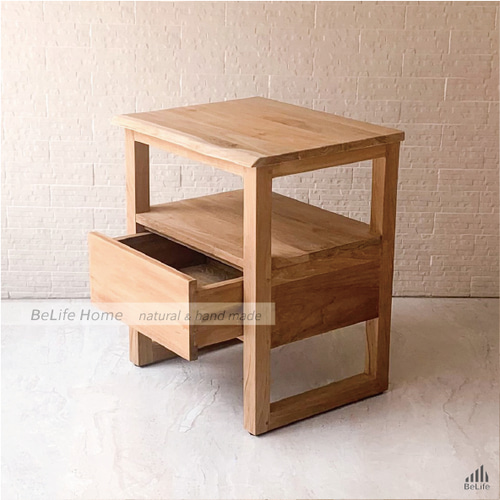 92367☆ヴィンテージ ベッドサイド キャビネット チーク サイド