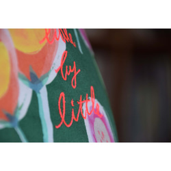 バレエシューズのトートバック　kibou × フランスウロコ柄ジャガード　トートバック 4枚目の画像
