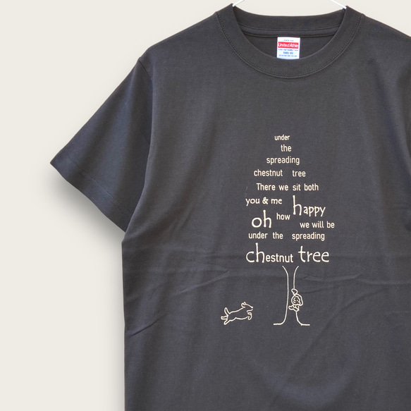 Tシャツ「tree」ホワイト 5枚目の画像