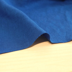 【再販】前後で着れる　100%リネン  ワンピース　涼しい　春夏　青　ブルー　ロングスカート 8枚目の画像