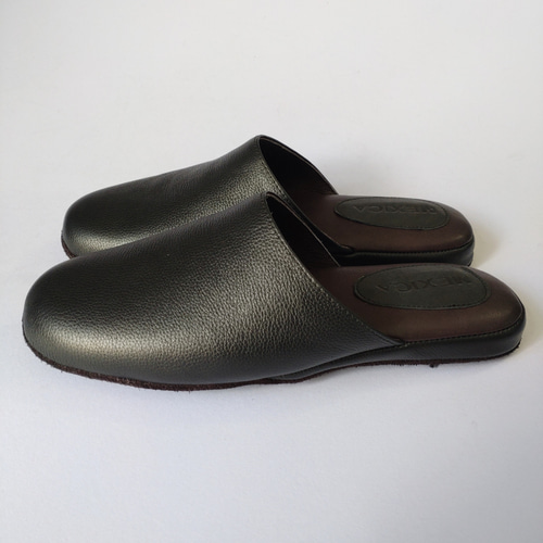 レザー厚底裏起毛スリッパ秋冬 楽天市場】ウィンクル WINCL レザースリッパ Leather Slippers