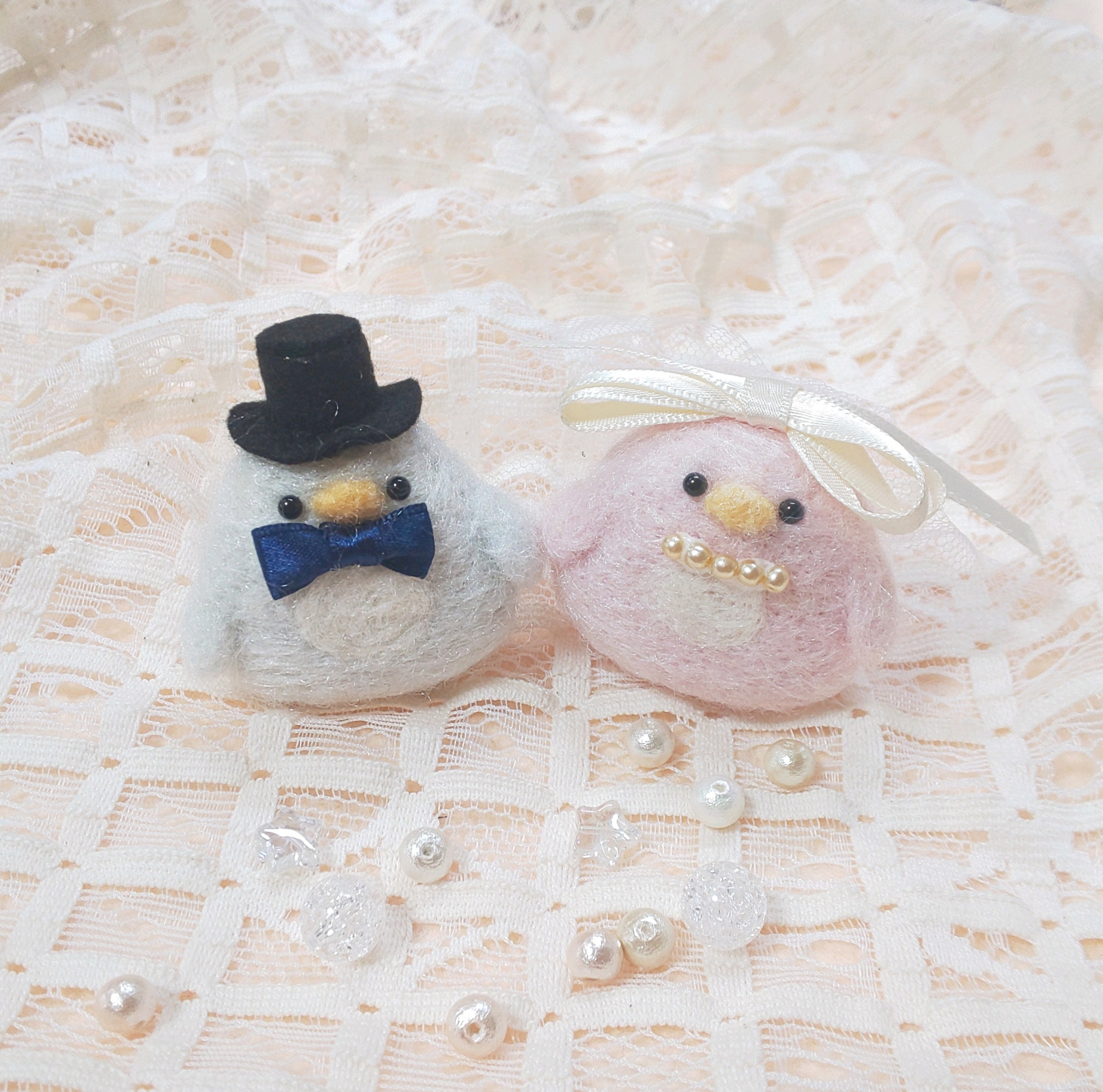 mika.nさま♡ドール♡ドールチャーム♡フェルト キラキラつぶら