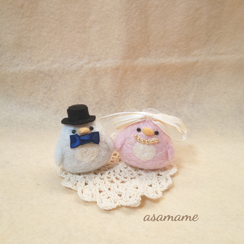 羊毛フェルト アートドール パポテ キッカさんとムー - メルカリ