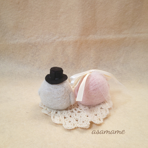 べにほっぺさま専用♡ドール♡ドールチャーム♡フェルトマスコット キラキラつぶらな瞳のぽっちゃりペンギンさん ウェルカムドール