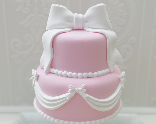 polly pocket バースデーサプライズケーキ リボン ピンク Complete 100% Vintage 1994 Polly Pocket Birthday Surprise