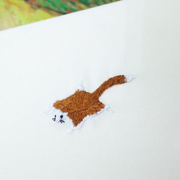 動物#27 台灣特有種 白面鼯鼠 手刺繡手工隨身筆記本 第2張的照片